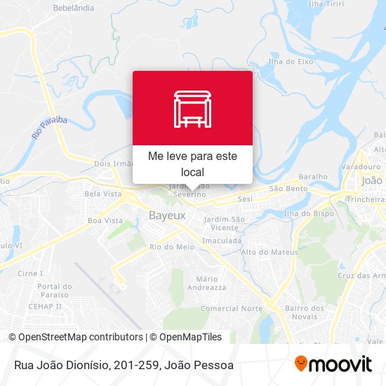 Rua João Dionísio, 201-259 mapa