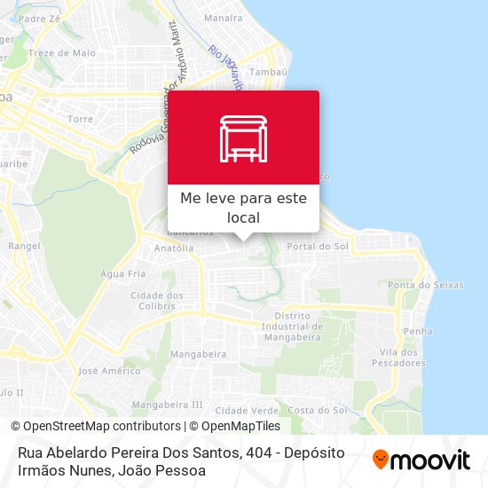 Rua Abelardo Pereira Dos Santos, 404 - Depósito Irmãos Nunes mapa