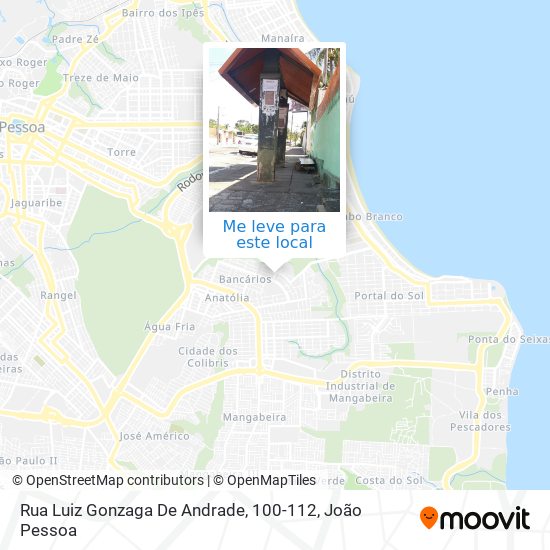 Rua Luiz Gonzaga De Andrade, 100-112 mapa