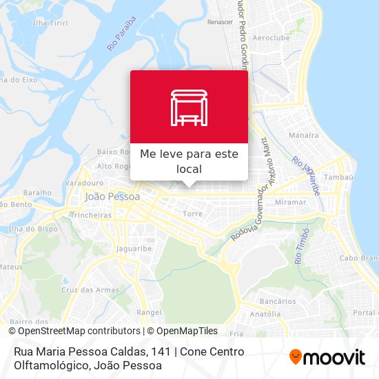 Rua Maria Pessoa Caldas, 141 | Cone Centro Olftamológico mapa