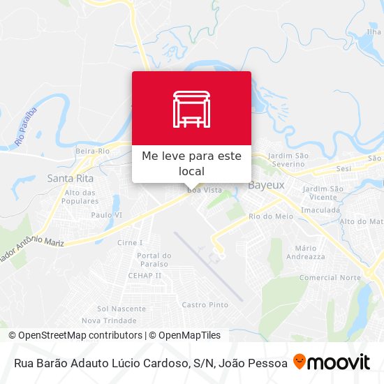 Rua Barão Adauto Lúcio Cardoso, S / N mapa