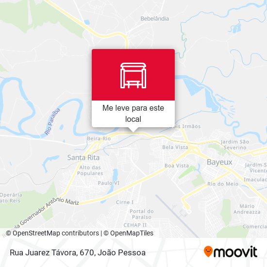 Rua Juarez Távora, 670 mapa