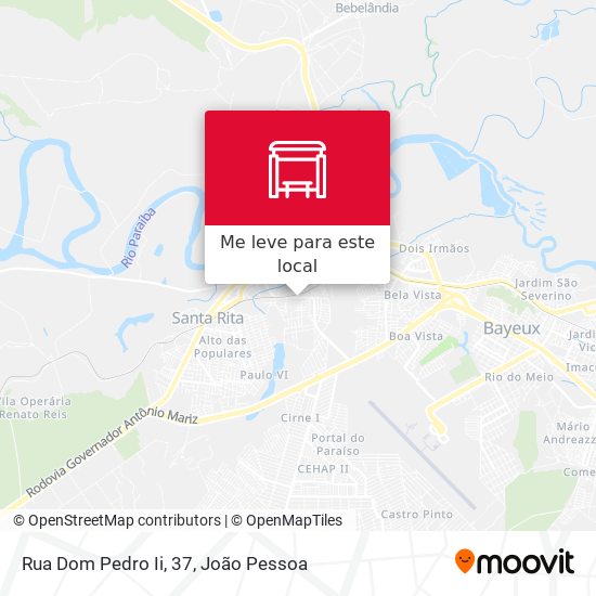 Rua Dom Pedro Ii, 37 mapa