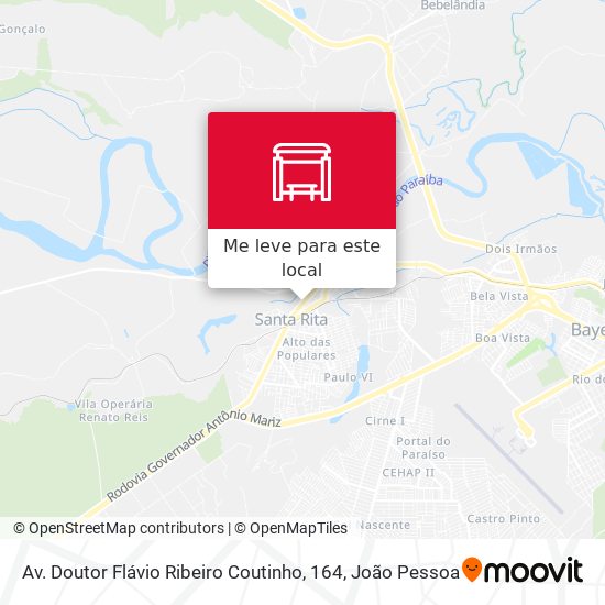 Av. Doutor Flávio Ribeiro Coutinho, 164 mapa