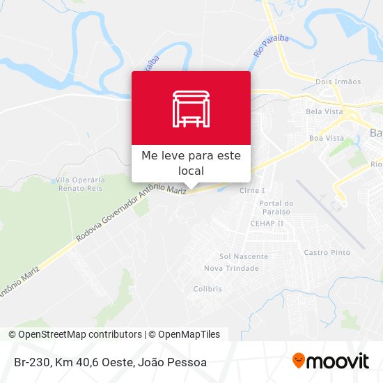 Br-230, Km 40,6 Oeste mapa