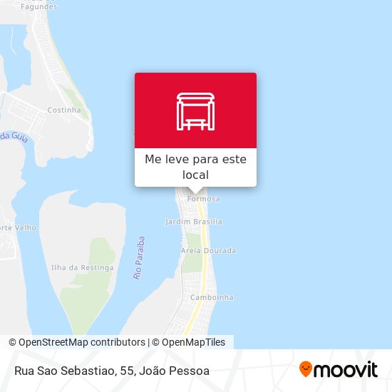 Rua Sao Sebastiao, 55 mapa
