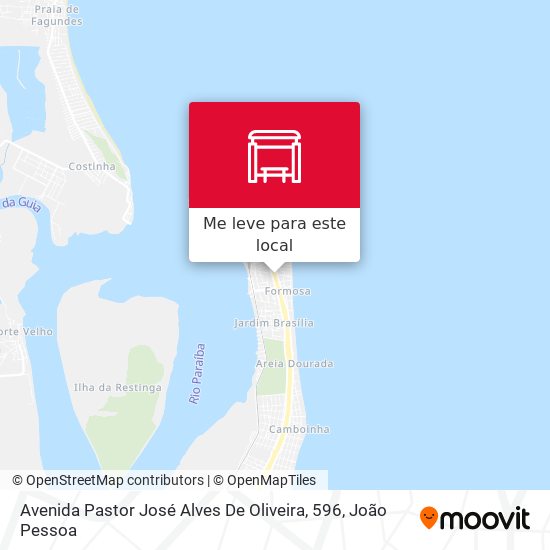 Avenida Pastor José Alves De Oliveira, 596 mapa