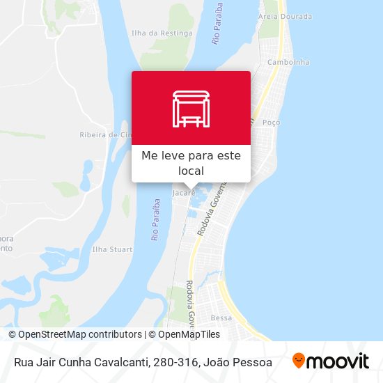 Rua Jair Cunha Cavalcanti, 280-316 mapa