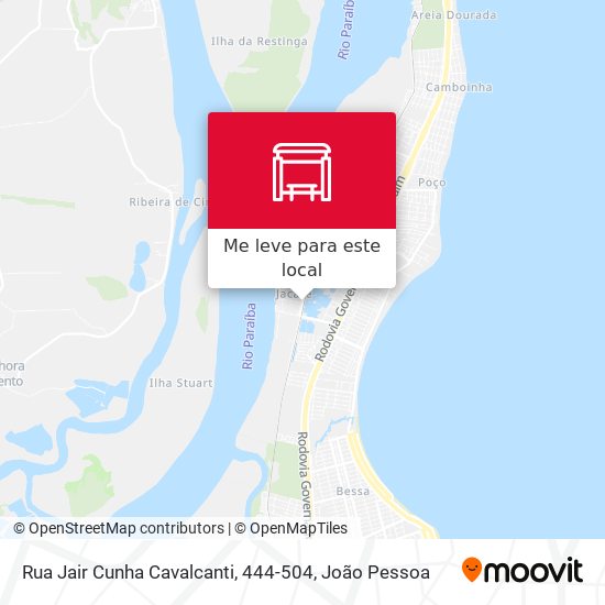Rua Jair Cunha Cavalcanti, 444-504 mapa