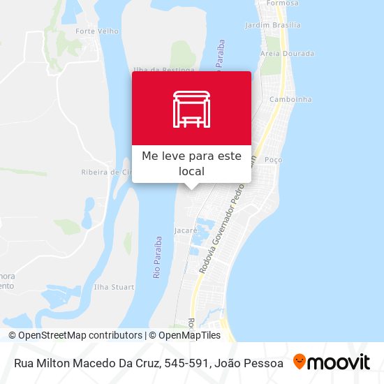 Rua Milton Macedo Da Cruz, 545-591 mapa