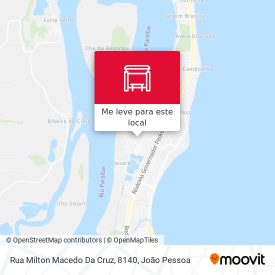 Rua Milton Macedo Da Cruz, 8140 mapa