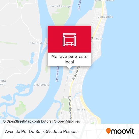Avenida Pôr Do Sol, 659 mapa