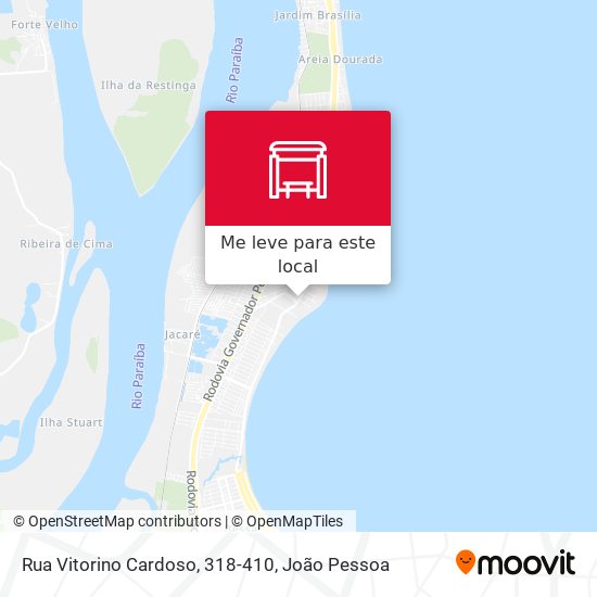 Rua Vitorino Cardoso, 318-410 mapa