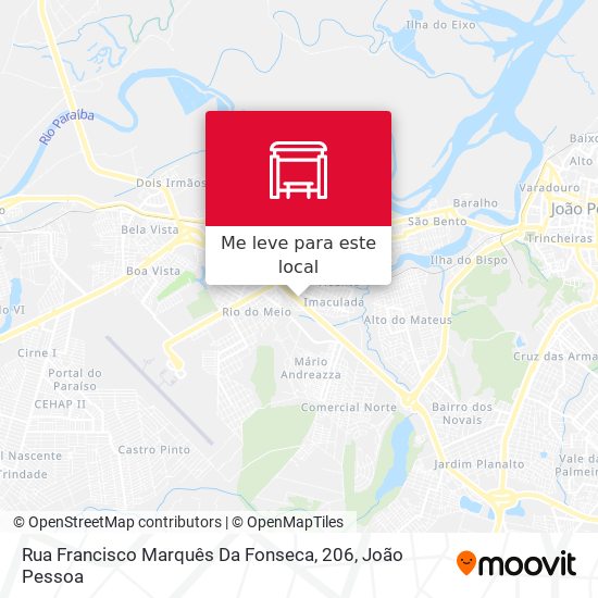 Rua Francisco Marquês Da Fonseca, 206 mapa