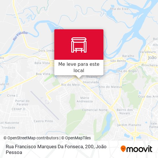 Rua Francisco Marques Da Fonseca, 200 mapa