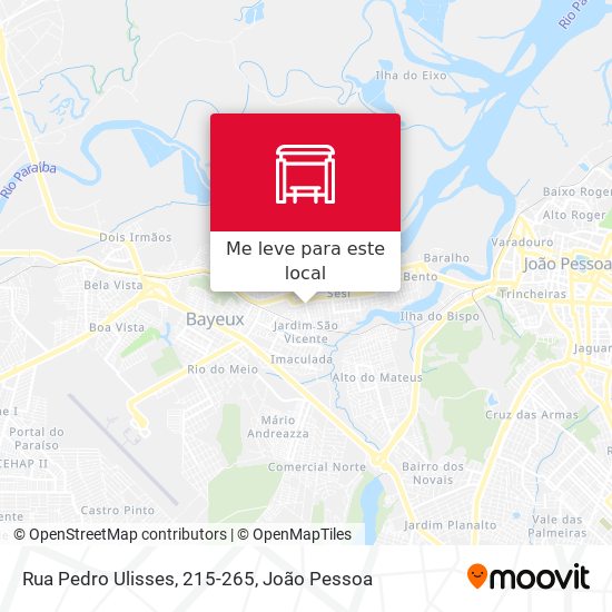 Rua Pedro Ulisses, 215-265 mapa
