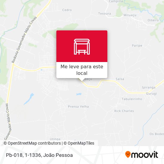 Pb-018, 1-1336 mapa