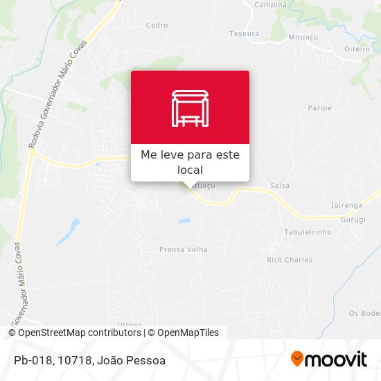 Pb-018, 10718 mapa