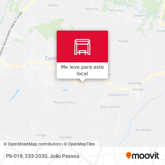 Pb-018, 233-2030 mapa