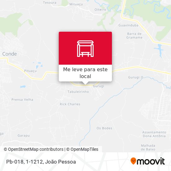 Pb-018, 1-1212 mapa