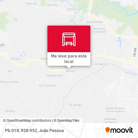 Pb-018, 928-952 mapa