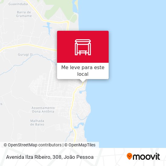 Avenida Ilza Ribeiro, 308 mapa