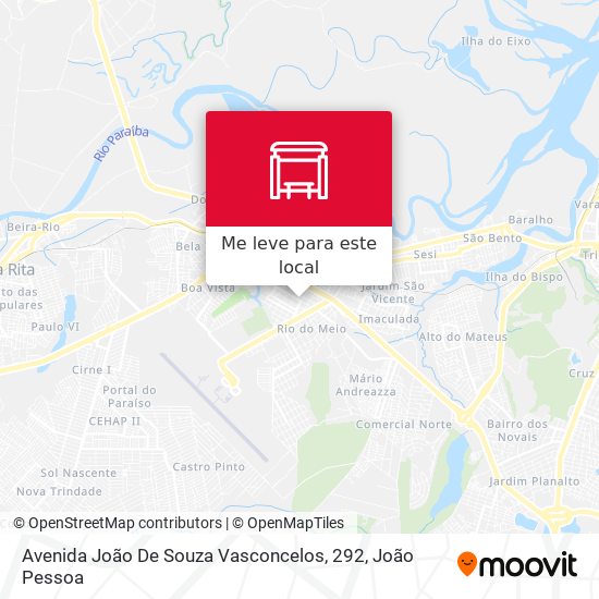 Avenida João De Souza Vasconcelos, 292 mapa