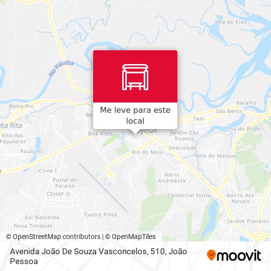 Avenida João De Souza Vasconcelos, 510 mapa