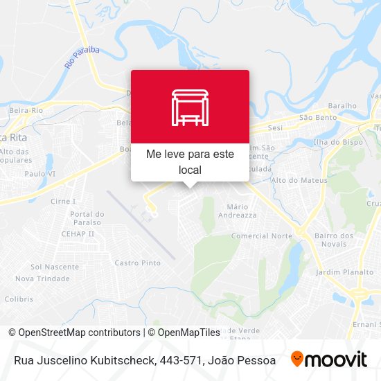 Rua Juscelino Kubitscheck, 443-571 mapa
