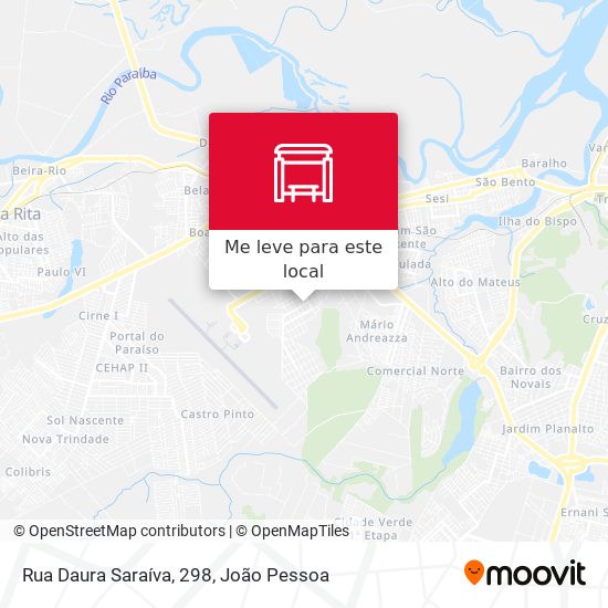 Rua Daura Saraíva, 298 mapa