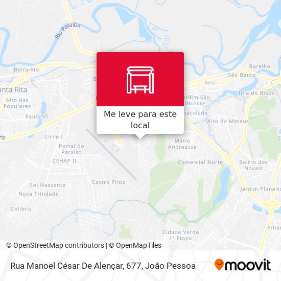 Rua Manoel César De Alençar, 677 mapa