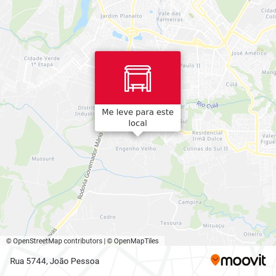 Rua 5744 mapa