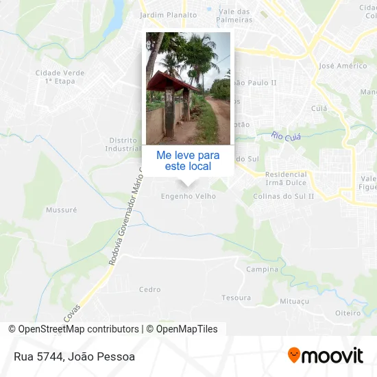 Rua 5744 mapa