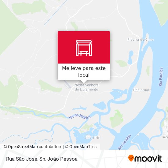 Rua São José, Sn mapa