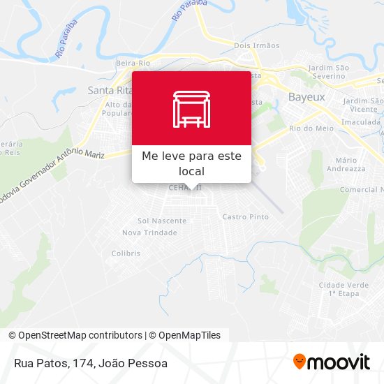 Rua Patos, 174 mapa