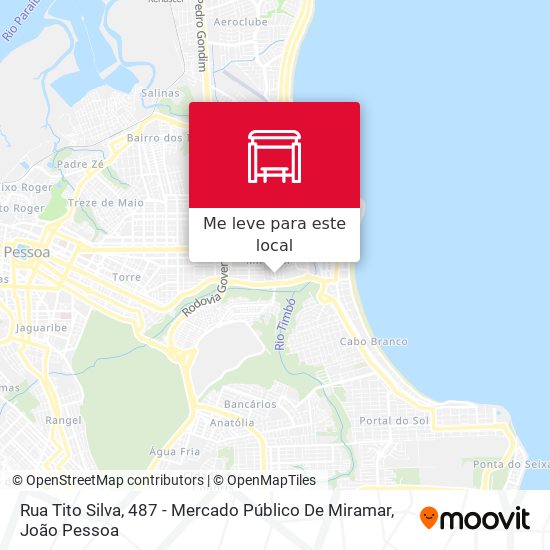 Rua Tito Silva, 487 - Mercado Público De Miramar mapa