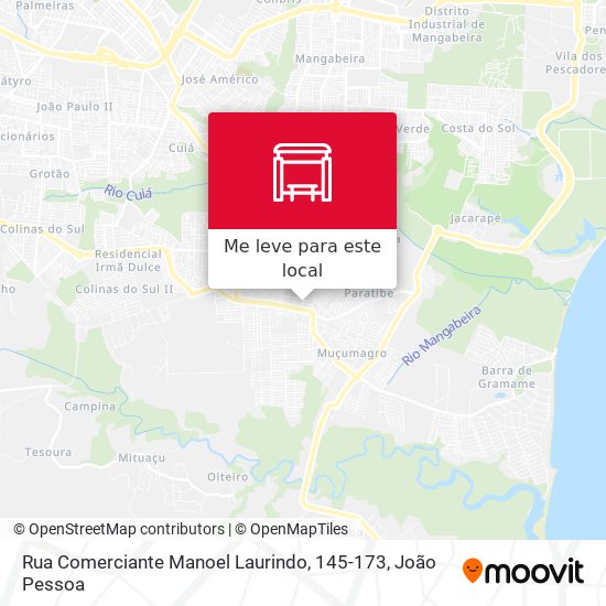 Rua Comerciante Manoel Laurindo, 145-173 mapa