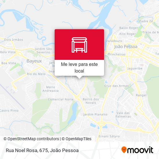 Rua Noel Rosa, 675 mapa