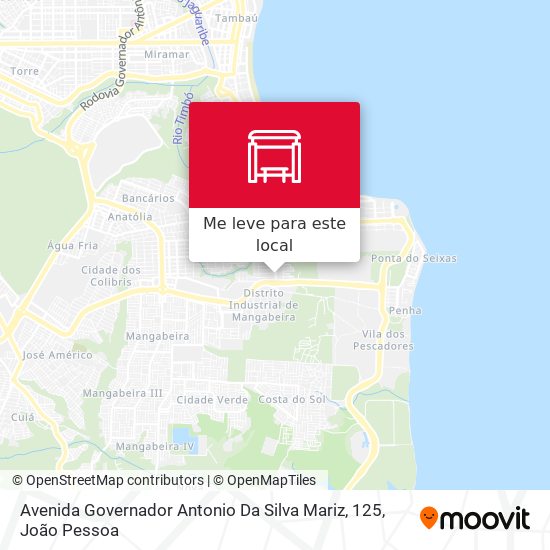 Avenida Governador Antonio Da Silva Mariz, 125 mapa
