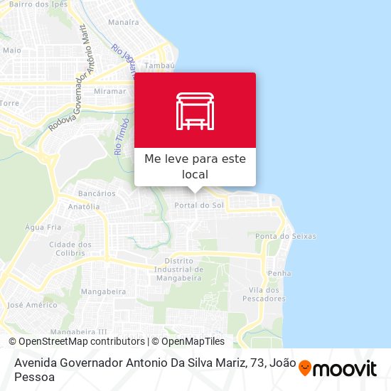 Avenida Governador Antonio Da Silva Mariz, 73 mapa