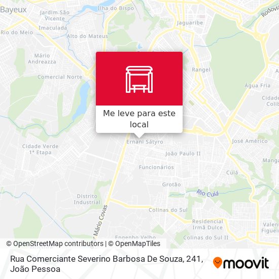 Rua Comerciante Severino Barbosa De Souza, 241 mapa