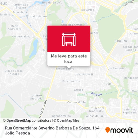 Rua Comerciante Severino Barbosa De Souza, 164 mapa