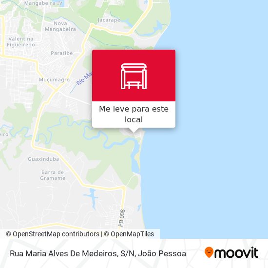 Rua Maria Alves De Medeiros, S / N mapa