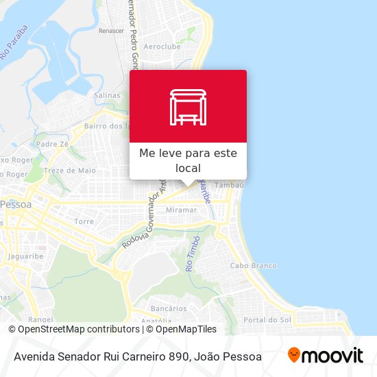 Avenida Senador Rui Carneiro 890 mapa