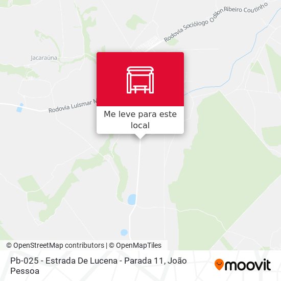 Pb-025 - Estrada De Lucena - Parada 11 mapa