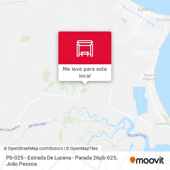 Pb-025 - Estrada De Lucena - Parada 26pb-025 mapa