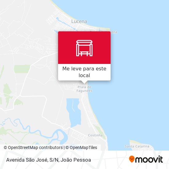 Avenida São José, S/N mapa