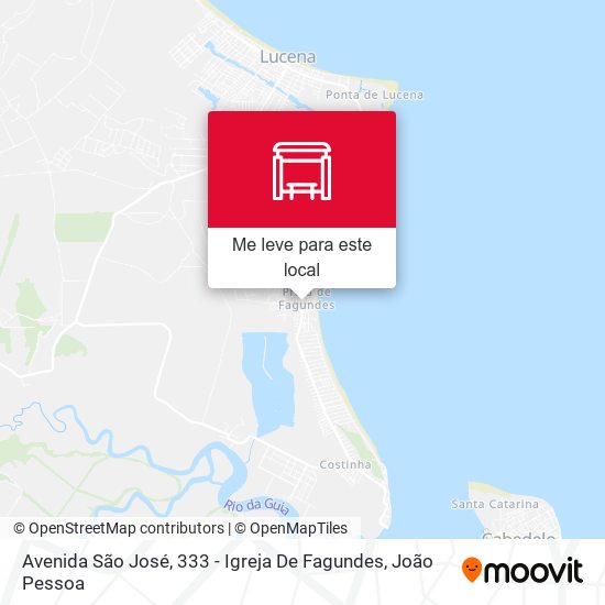 Avenida São José, 333 - Igreja De Fagundes mapa