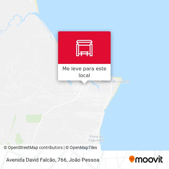 Avenida David Falcão, 766 mapa