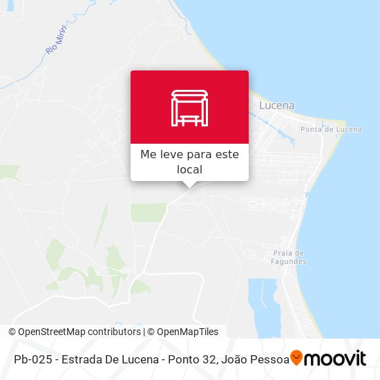 Pb-025 - Estrada De Lucena - Ponto 32 mapa